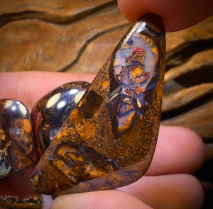 137.9cts - 3x Australian Tribal Boulder Opal’s. Wholesale Dealers Parcel $1/ct