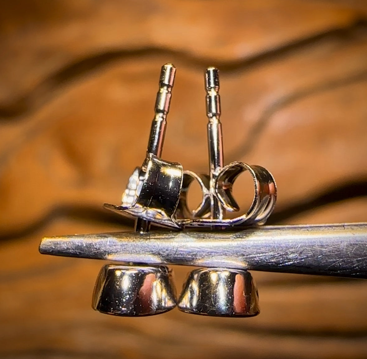 Sterling Silver - Australian Boulder Opal Doublet Stud Earrings Green/Blue. Bulk Listing