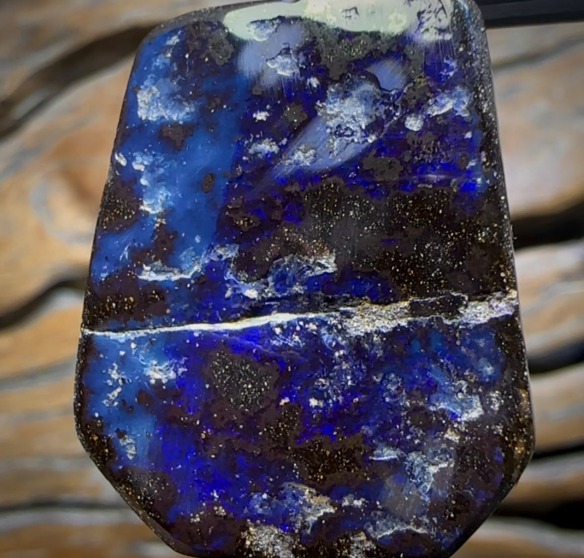 Solid Queensland Boulder Unisex Opal Pendant