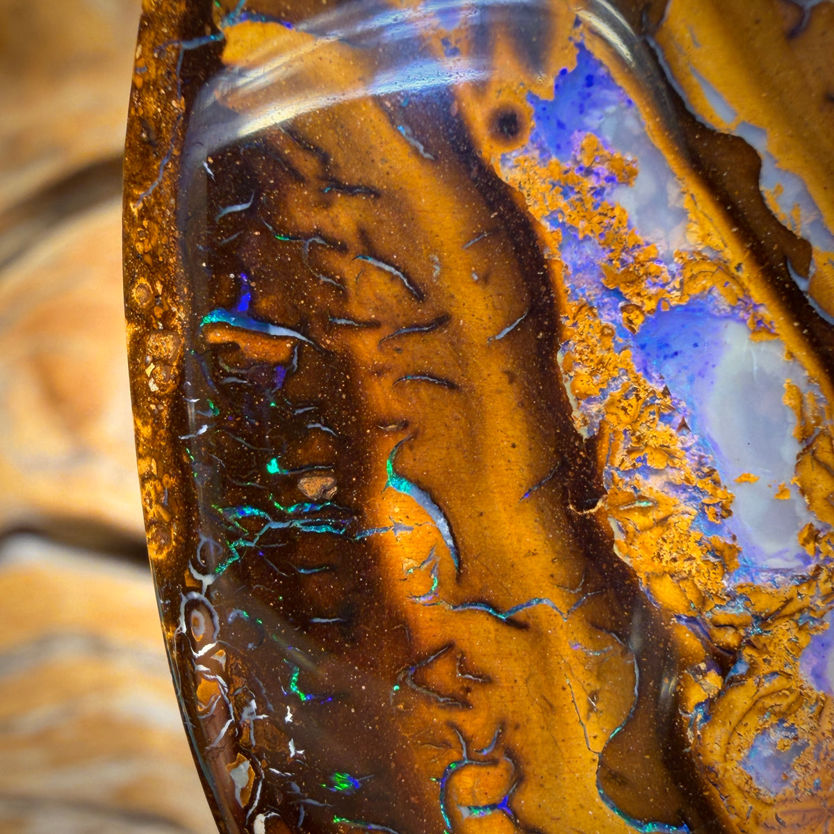 Aren’t you glad you waited until the end Ultimate Wildcard! 88.4cts - Tribal Yowah Nut Opal. Australian Opal