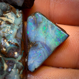 70.1cts - 4x Australian Boulder Seam Opal Rubs Parcel