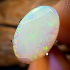 🔨 AUCTION 🔨 No Reserve 3.2cts - South Australian White Opal from Coober Pedy