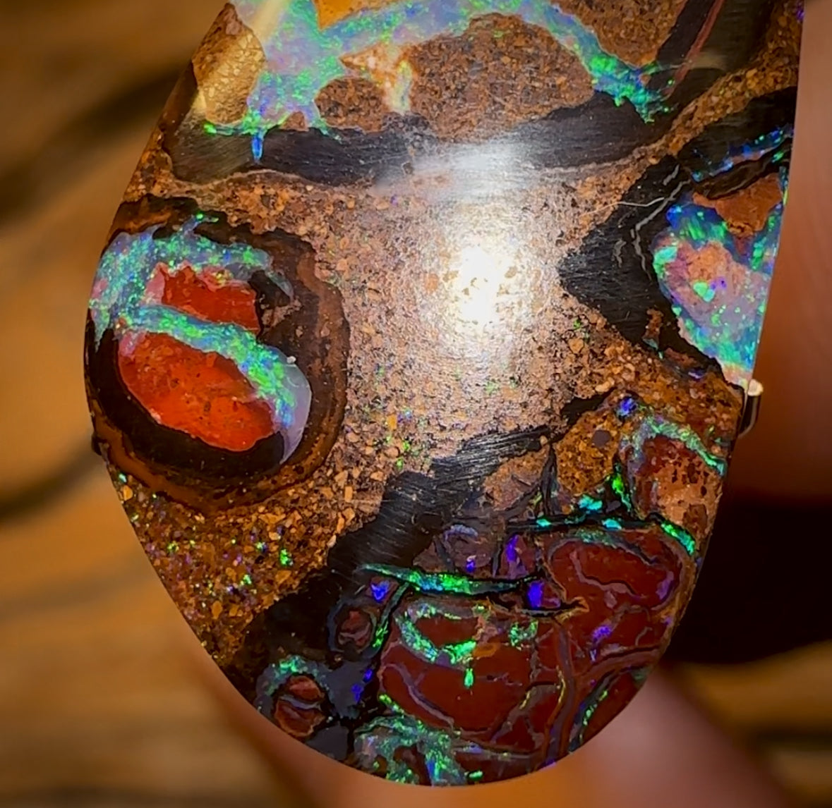 15.4cts - “Magic Beans”Yowah Nut Conglomerate Opal