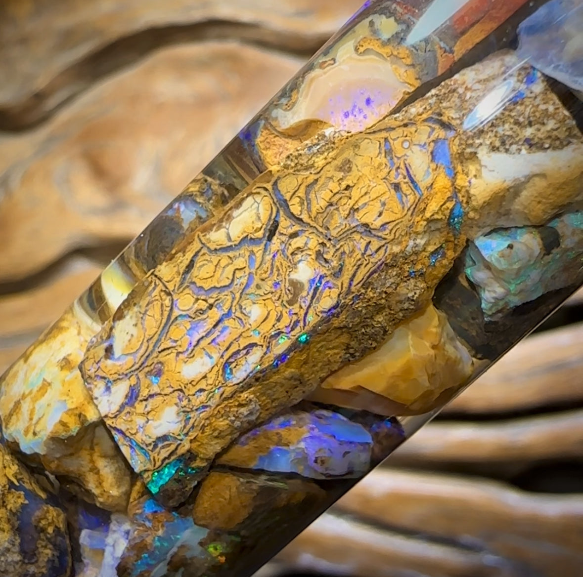 180cts - Vial of Australian Boulder Opal Rough from Yowah