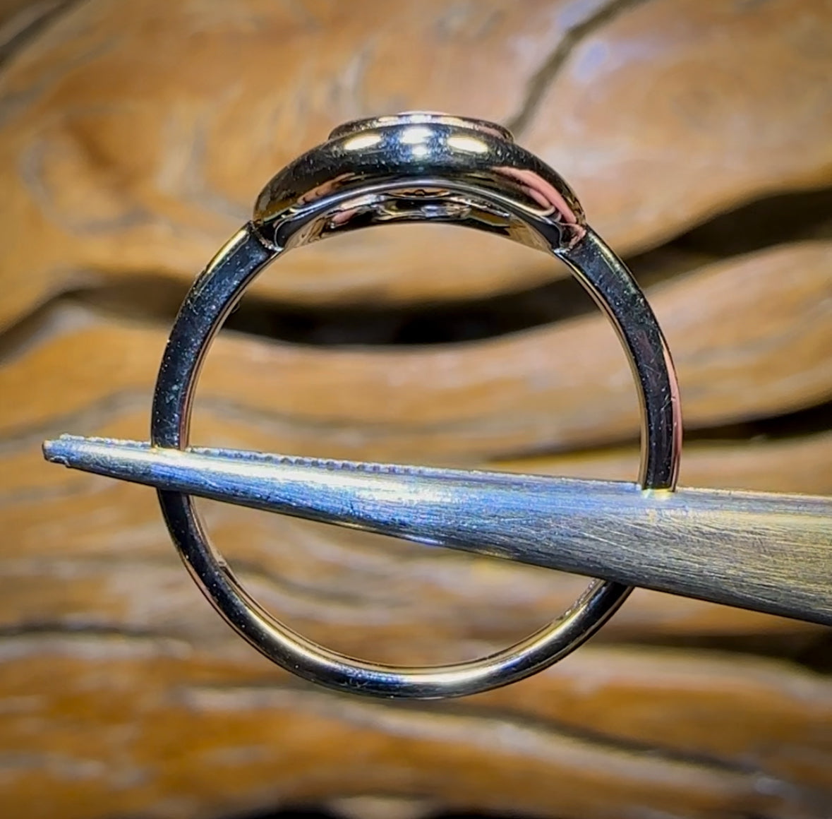 Sterling Silver - South Australian Crystal Opal Ring