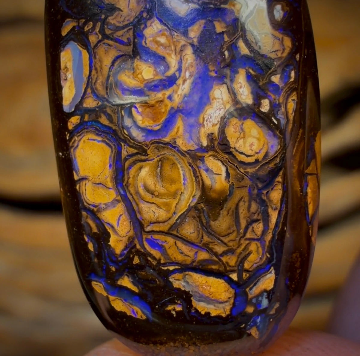 32.1cts - Thick Tribal Magic Yowah Nut Opal. Double Sided