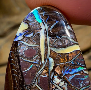 82.6cts - Yowah Nut Opal. Tribal Pattern Bargain