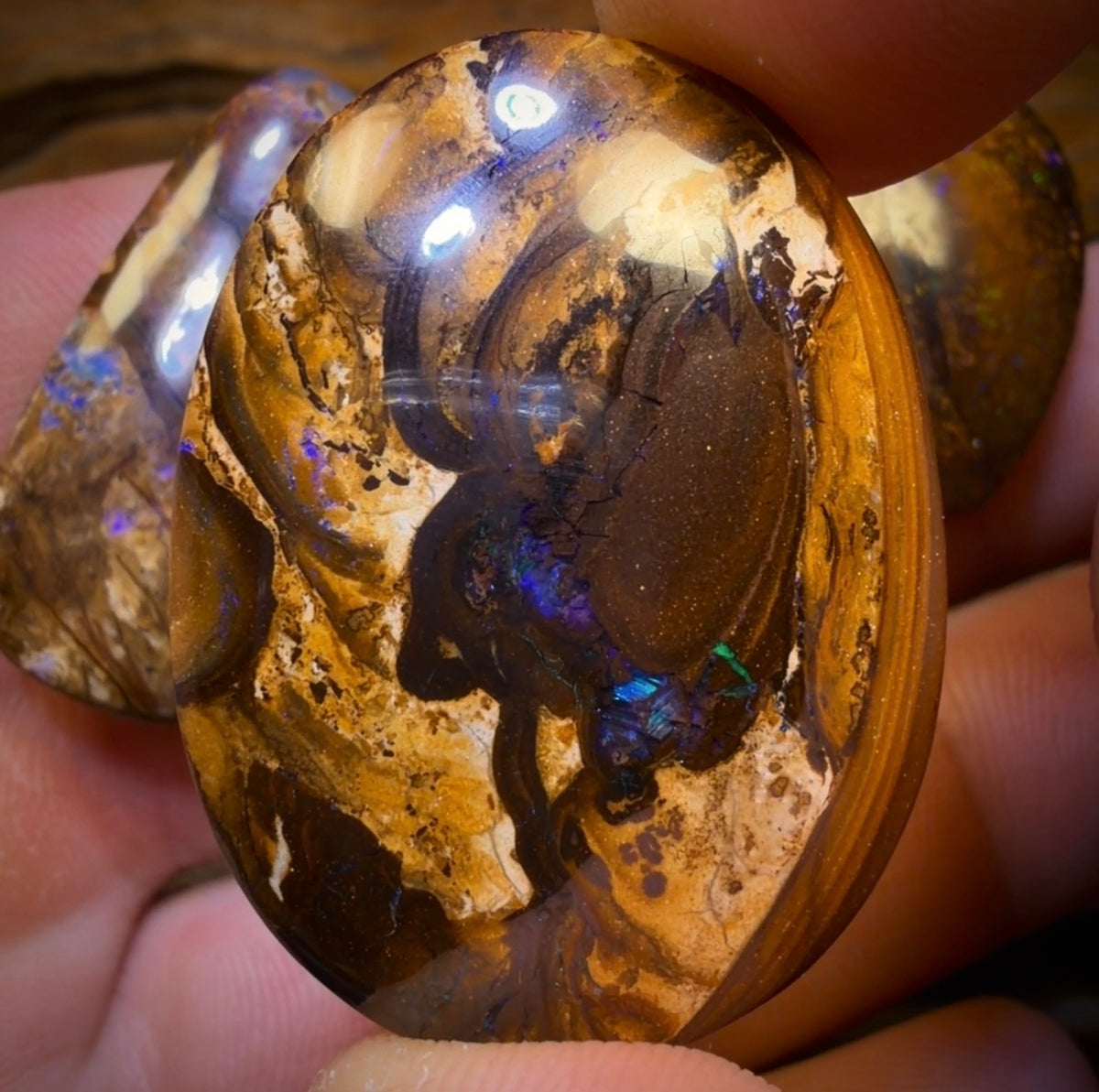 93.2cts - 3x Australian Boulder Opal’s. Wholesale Dealers Parcel