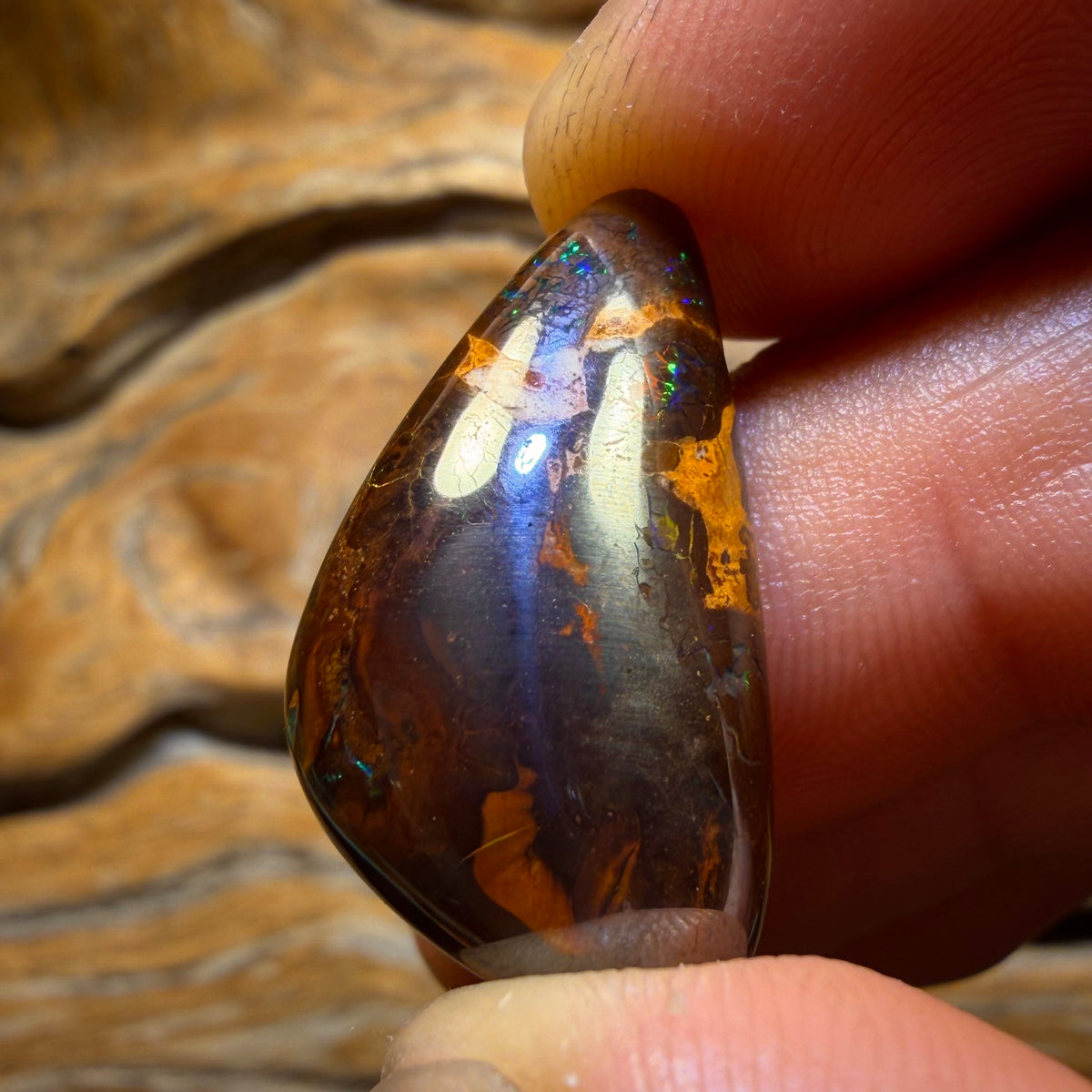 Wildcard! 28.9cts - Tribal Yowah Nut Opal. Australian Opal