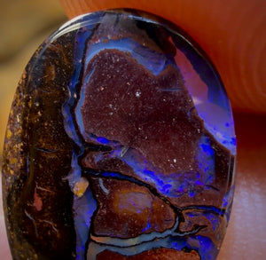 Half Price Card! 3.5cts - Tribal Yowah Nut Opal. Australian Boulder Opal