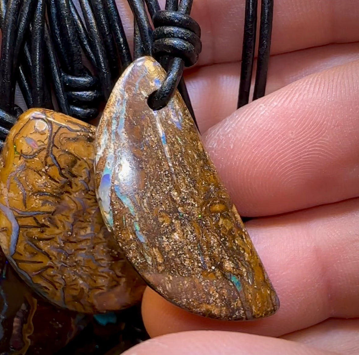 16x Drilled Yowah Boulder Opals. Bulk Wholesale Dealers Package - Opal Whisperers