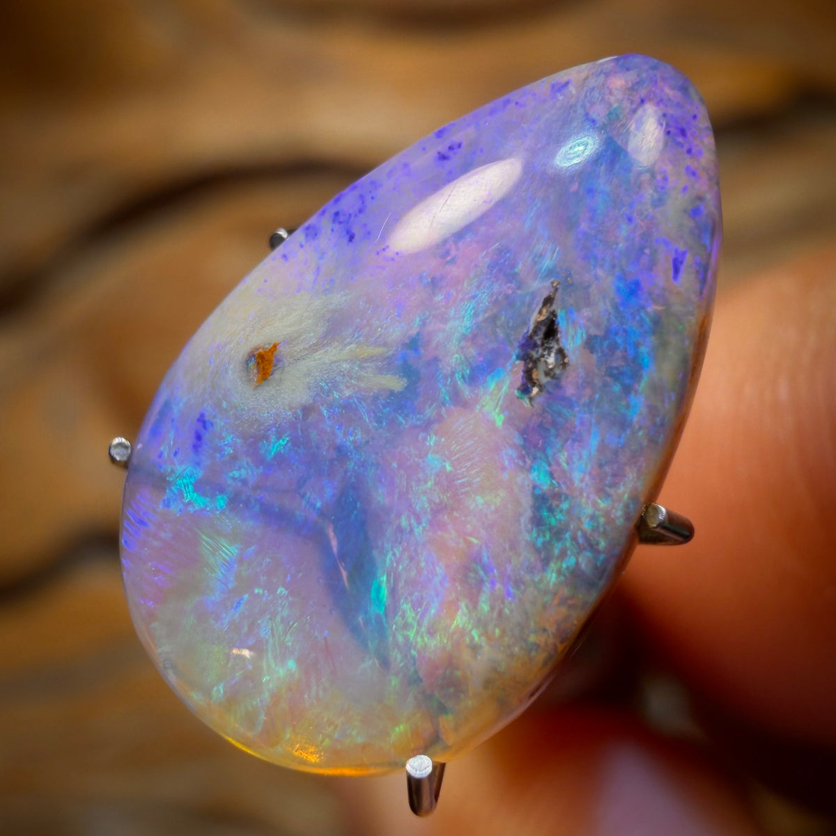 WILDCARD! 3.4cts - Wood Fossil Replacement Boulder Opal from Yowah