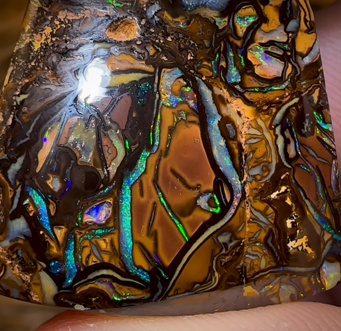 120.5cts - Top Tribal Queensland Boulder Opal. Huge Thick Rare Specimen