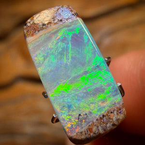 3.6cts - “Land of Ice” Solid Australian Boulder Pipe Opal
