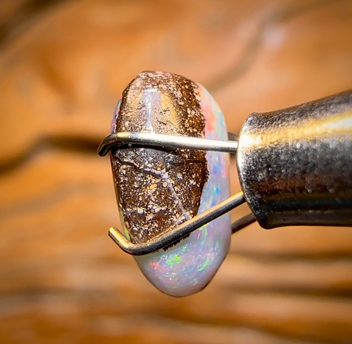 1.8cts - Queensland Boulder Seam Opal Pastel Fire