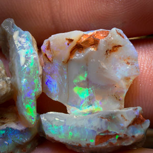 44.8cts - 5x Lightning Ridge Opal Rough Parcel