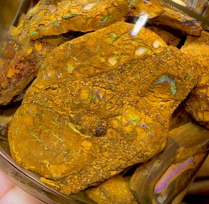 127.6g - Jar of Rough Australian Boulder Opal