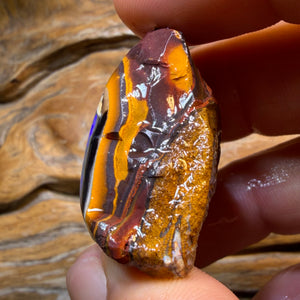 TGIF 151.1cts - Partial Yowah Nut Crystal Centre Opal Rough Piece