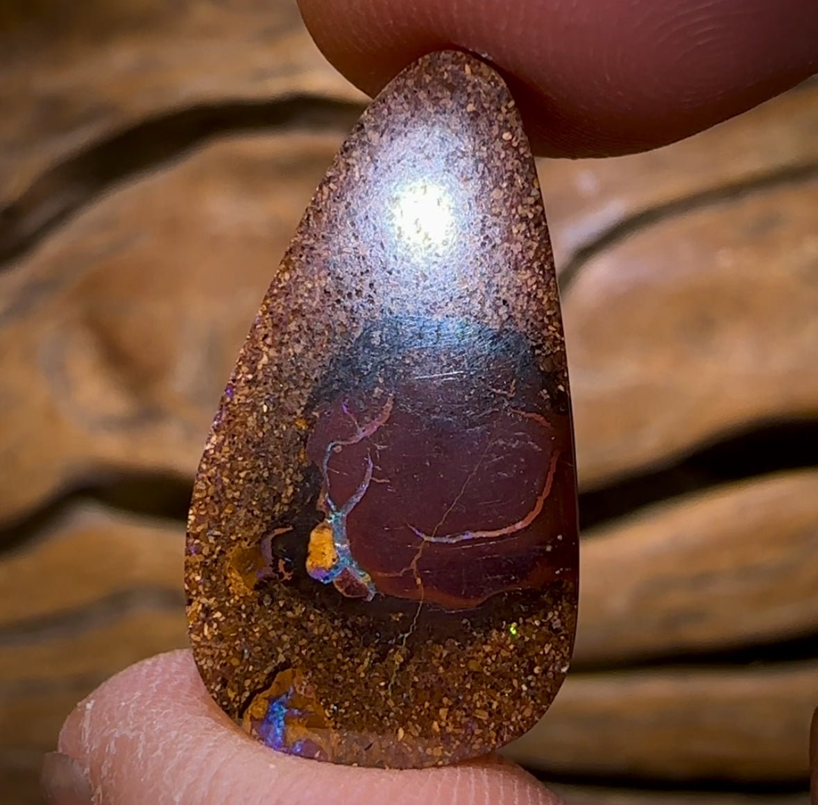 26.2cts - Tribal Queensland Boulder Opal from Yowah Half Price