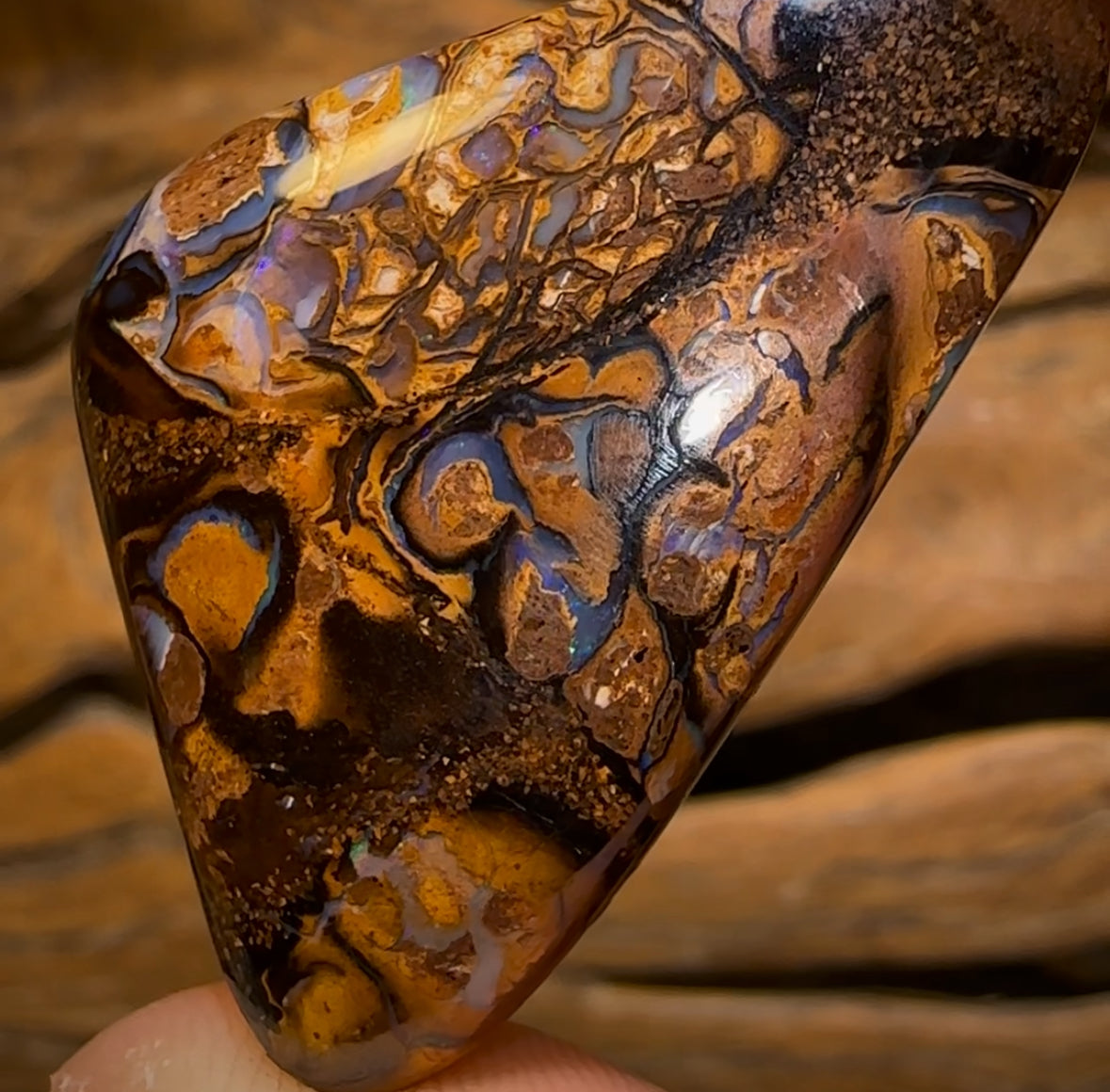 42.3cts - Queensland Boulder Opal. Yowah Tribal