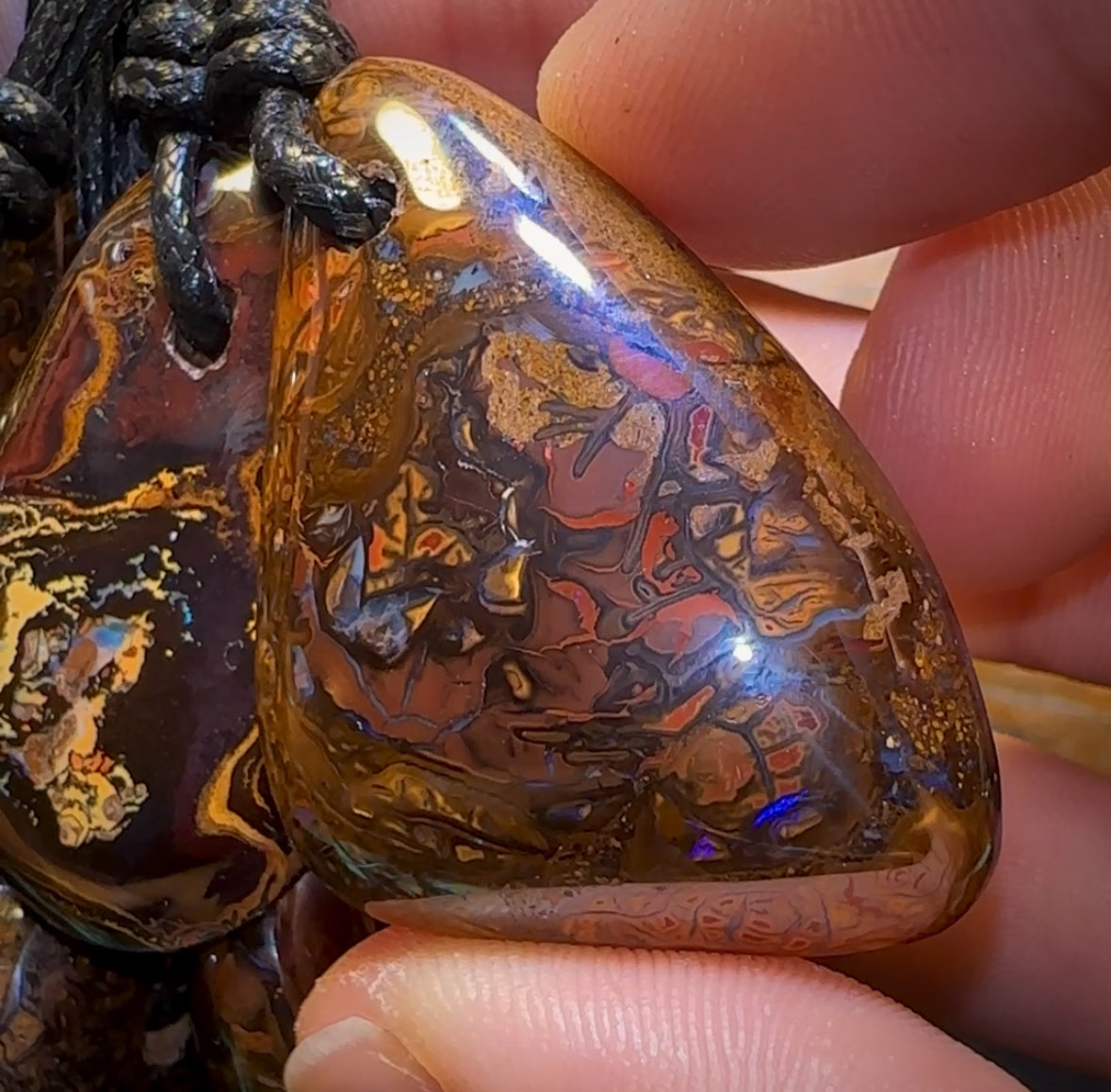 🔒10x Drilled Boulder Opals. Bulk Wholesale Dealers Parcel BARGAIN