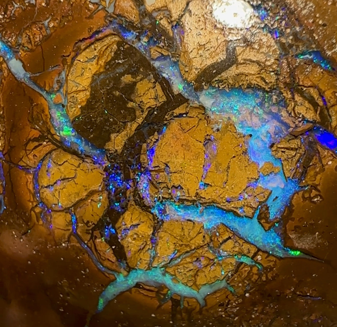 186cts - Australian Boulder Opal TRIBAL from Yowah - Opal Whisperers