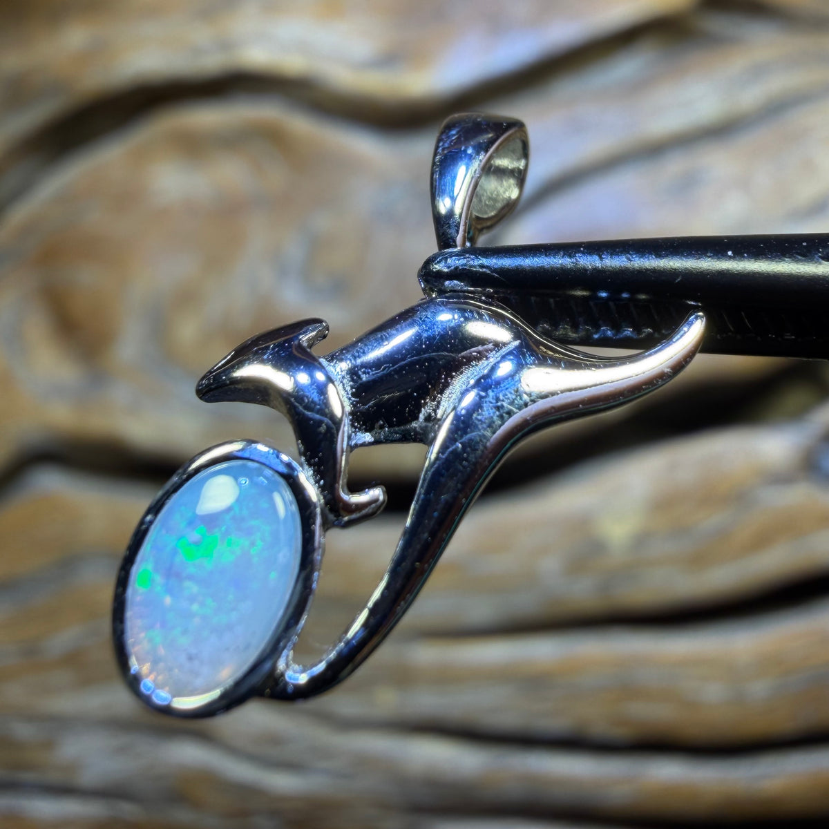 Sterling Silver - WHOLESALE 10 PIECE PENDANT PARCEL. South Australian Solid Opal Jewellery