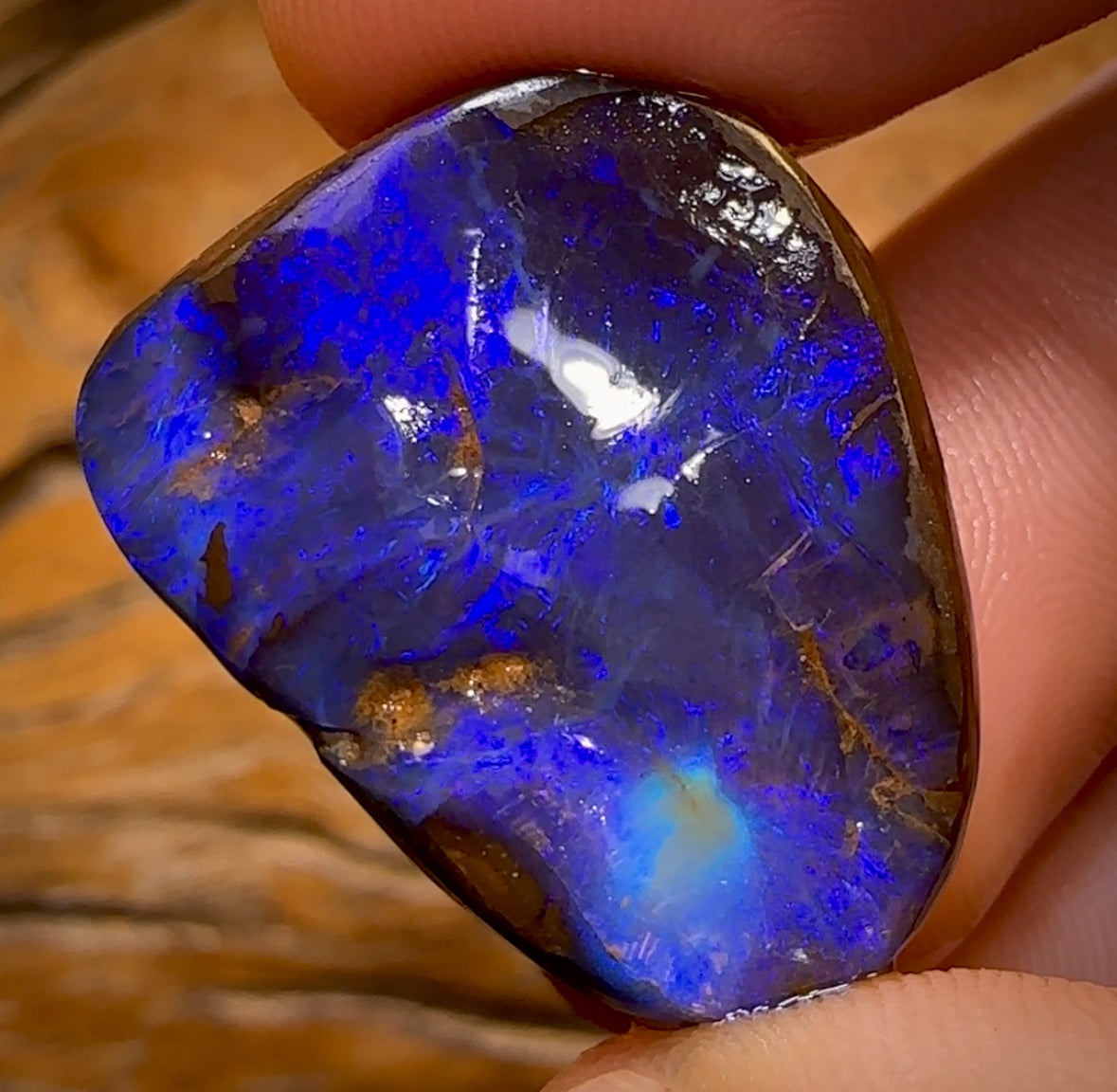 51.1cts - Queensland Boulder Seam Opal Rub BARGAIN