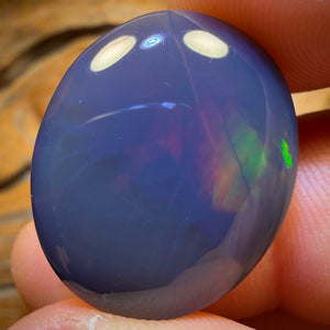 Banger Big N1 Black 24.7cts - ISAAC’S OLD CUT Black Opal from Lightning Ridge