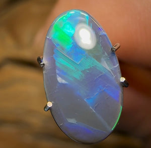 1.3cts - Solid Lightning Ridge Black Opal - Opal Whisperers