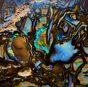 120.5cts - Top Tribal Queensland Boulder Opal. Huge Thick Rare Specimen