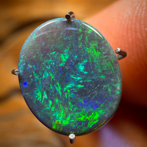2.1cts - Black Opal from Lightning Ridge