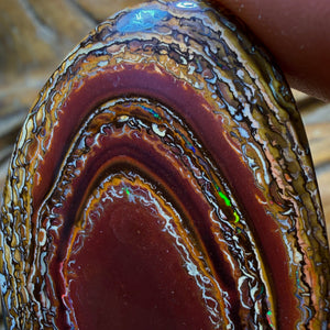 OpalFest BargainCard! 131.1cts - Art of Opal Style Tribal Queensland Boulder Opal. Australian Opal