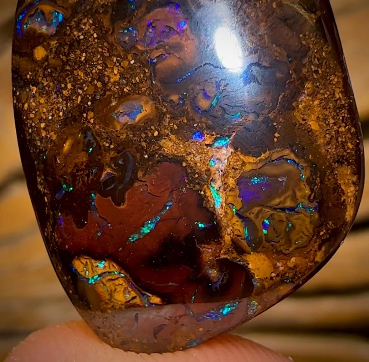 🔨 AUCTION 🔨 58.7cts - Tribal Australian Boulder Opal