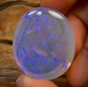 84.4cts - “Big Blue King of the Gems” This is it! Solid Australian Queensland Boulder Pipe Crystal Opal