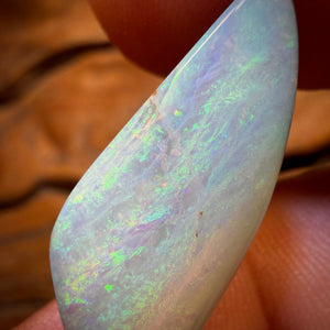 19.5cts - Queensland Boulder Seam Opal. Ice Blue Australian Opal