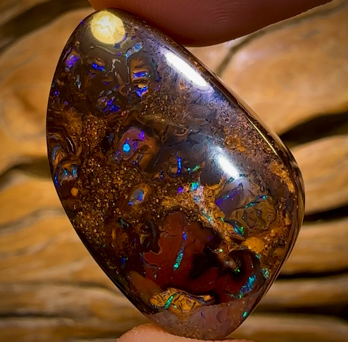 🔨 AUCTION 🔨 58.7cts - Tribal Australian Boulder Opal