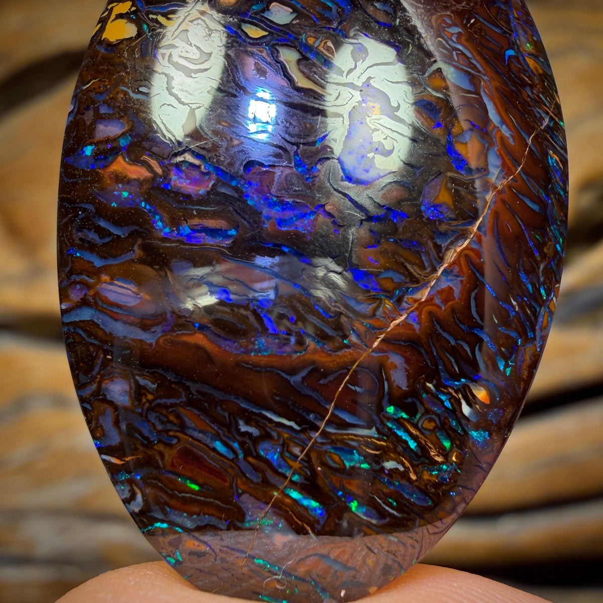 68.4cts - Top Tribal Australian Boulder Opal from Yowah