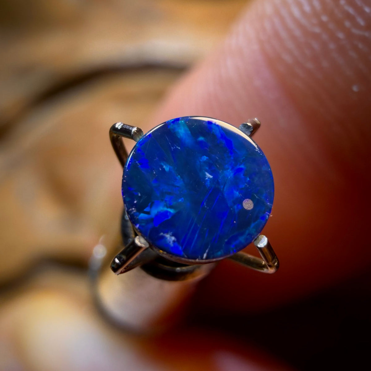 🔨 AUCTION 🔨 No Reserve 0.55cts - Australian Boulder Opal Doublet