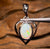 St Silver - Solid South Australian Crystal Opal Pendant - Opal Whisperers