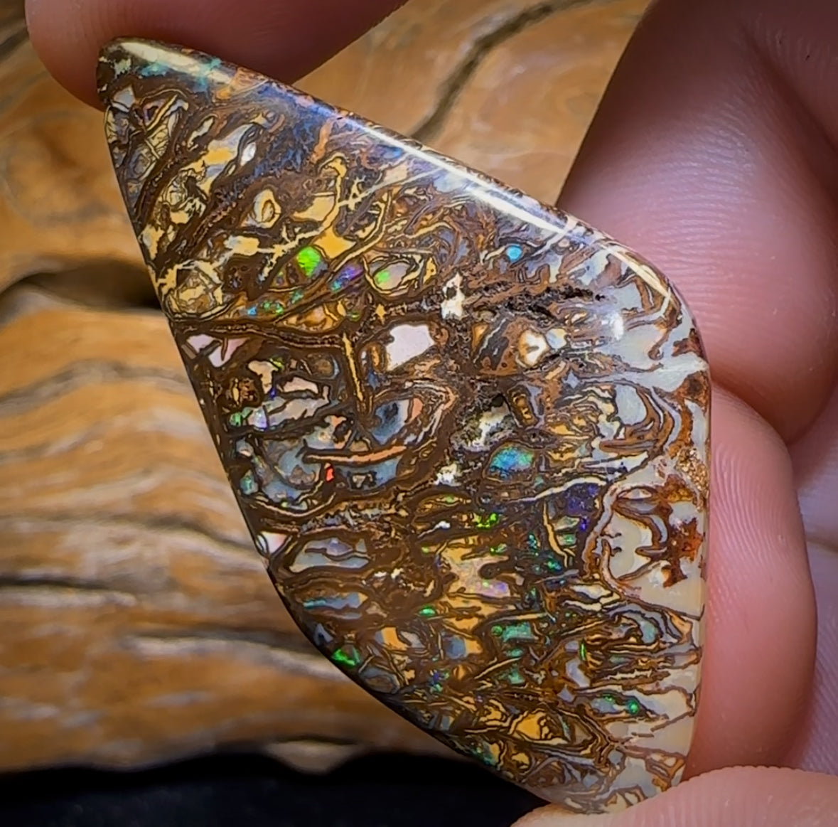 81.1cts - Tribal Australian Boulder Opal. Double Sided BARGAIN