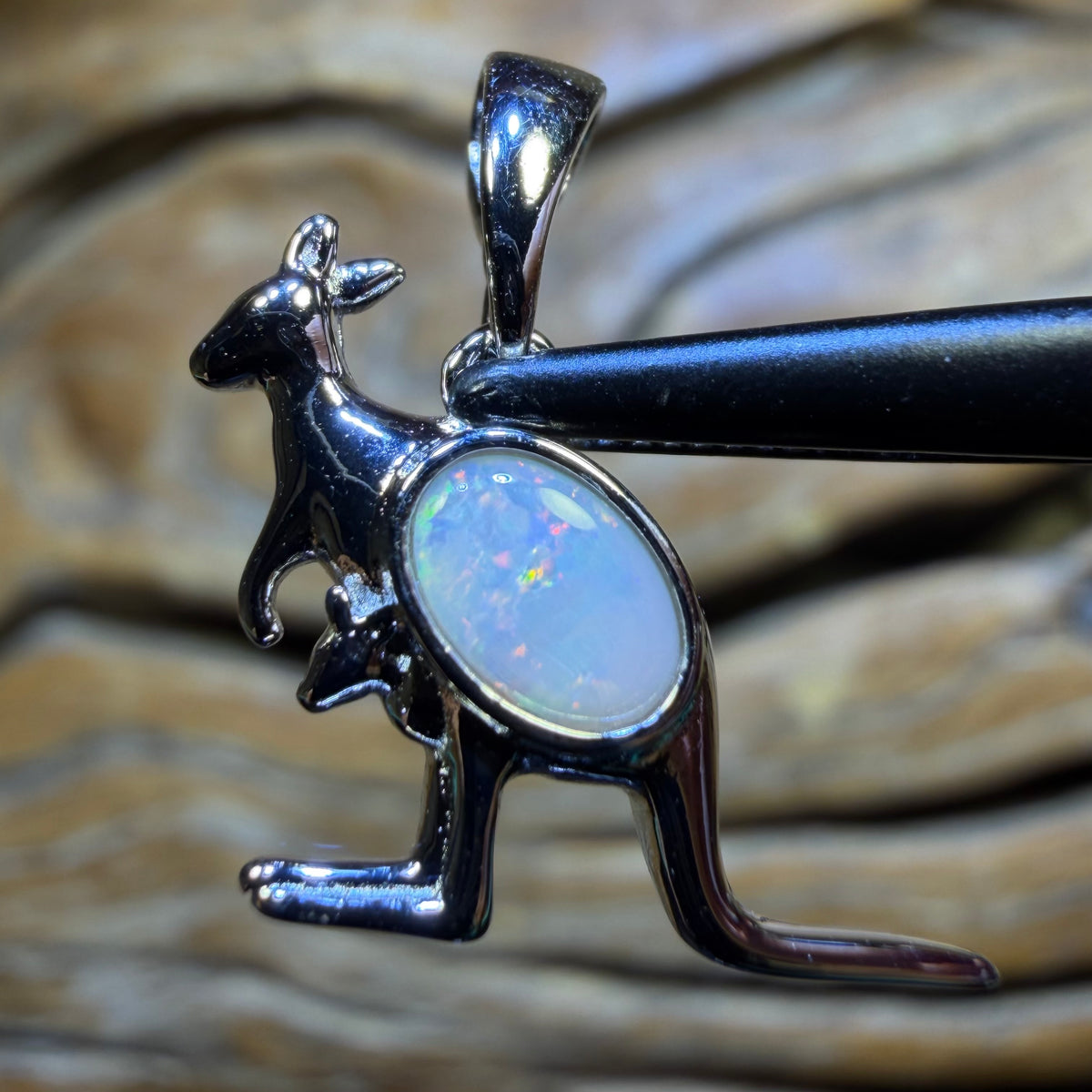 Sterling Silver - WHOLESALE 10 PIECE PENDANT PARCEL. South Australian Solid Opal Jewellery
