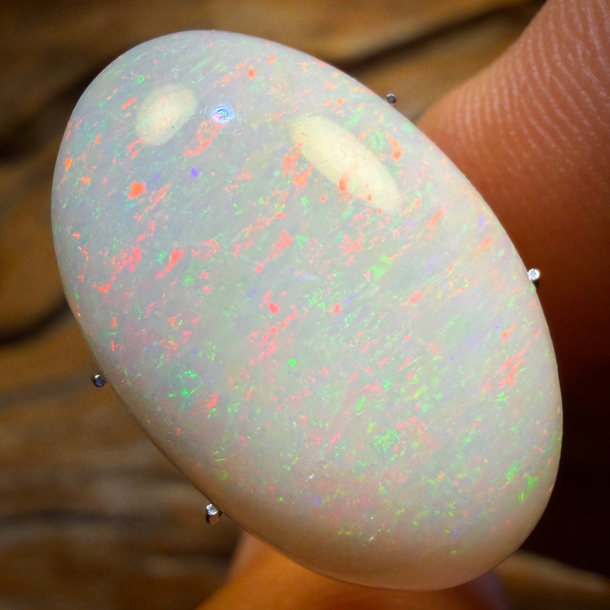 15.1cts - South Australian White Opal from Coober Pedy