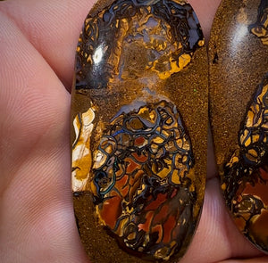 140.3cts - Large Tribal Queensland Boulder Opal Pair