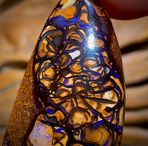 🔨 AUCTION 🔨 28.6cts - Tan Tribal Yowah Nut Opal. Australian Opal