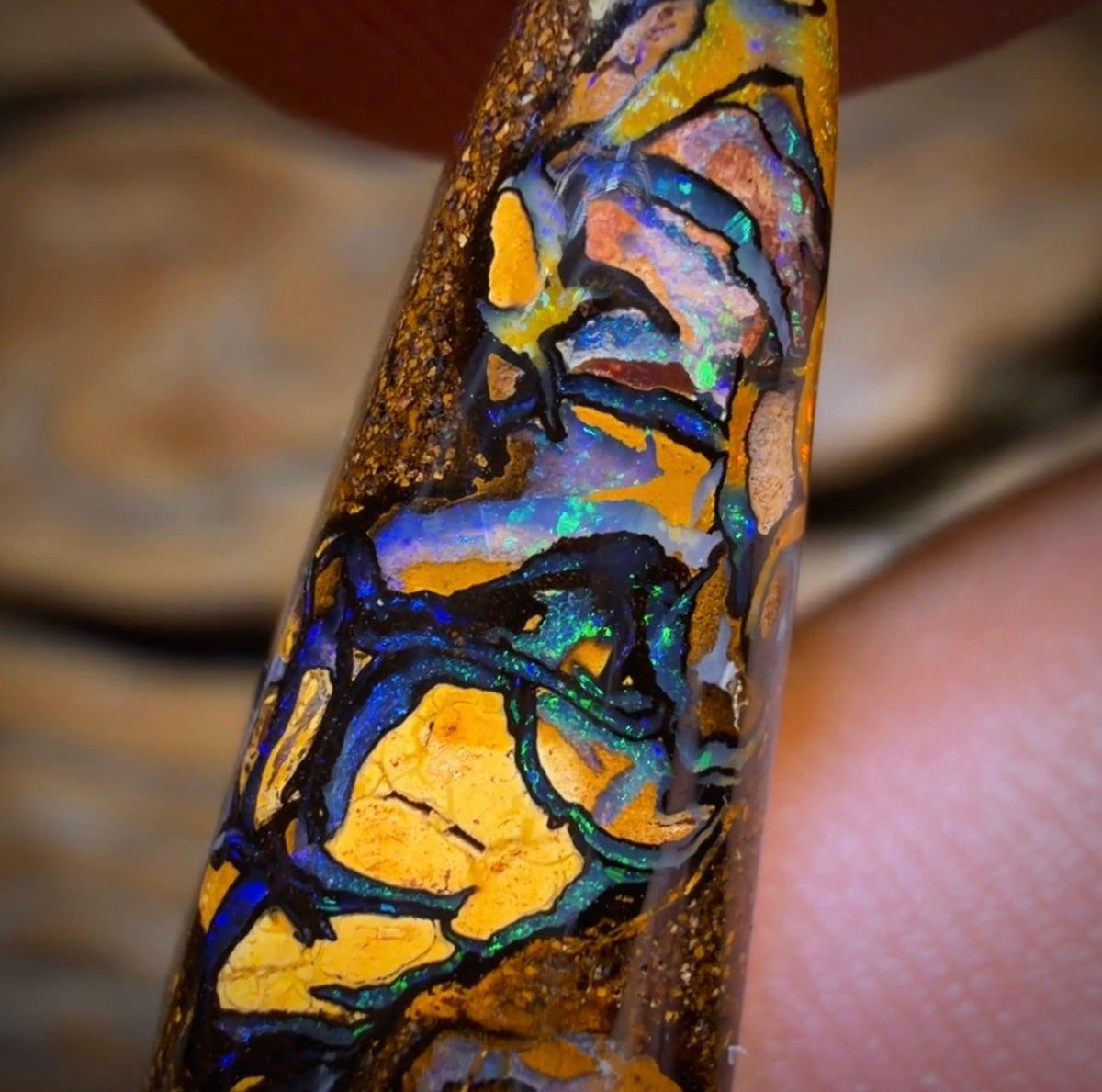 18.1cts - Tribal Australian Boulder Opal from Yowah