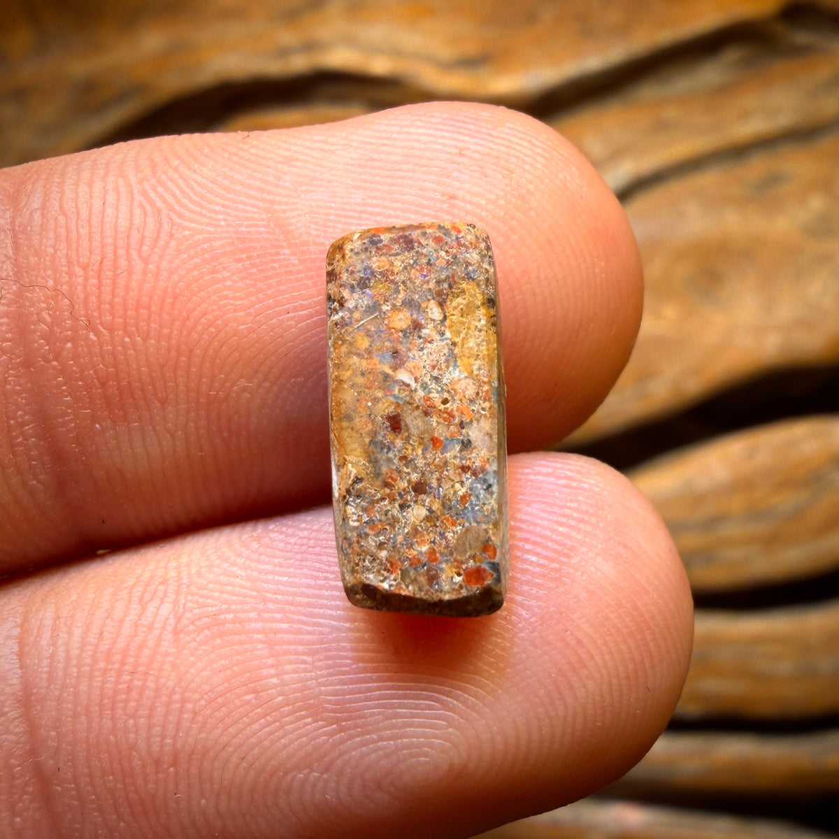 3.6cts - “Land of Ice” Solid Australian Boulder Pipe Opal