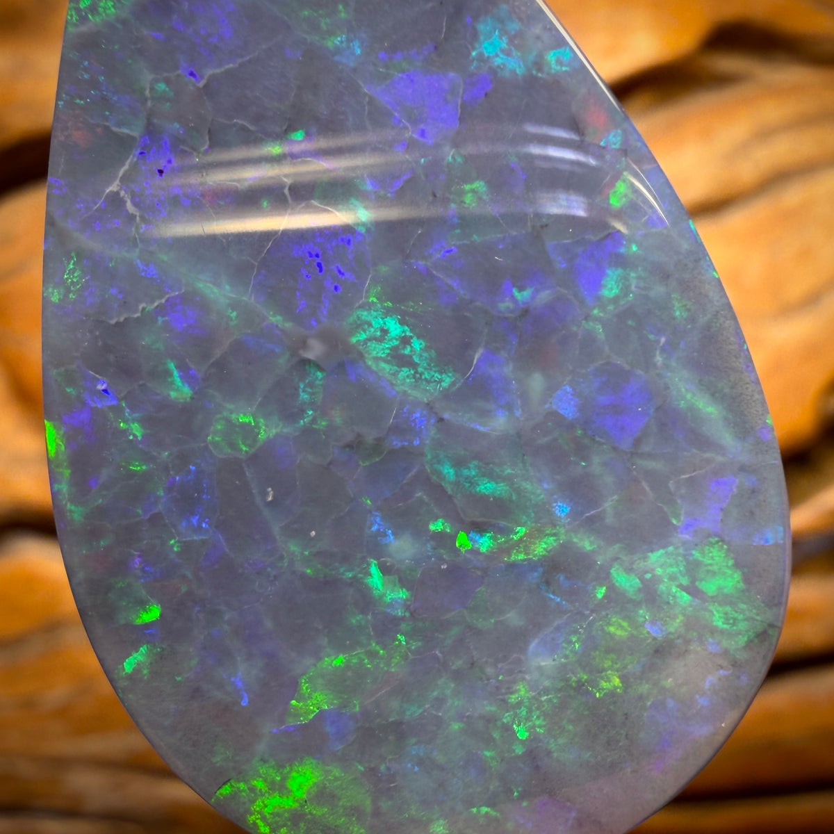“Set in Stone” - Private Collector Investment - 52.2cts - “Set in Stone” Investment TOP Lightning Ridge Black Opal