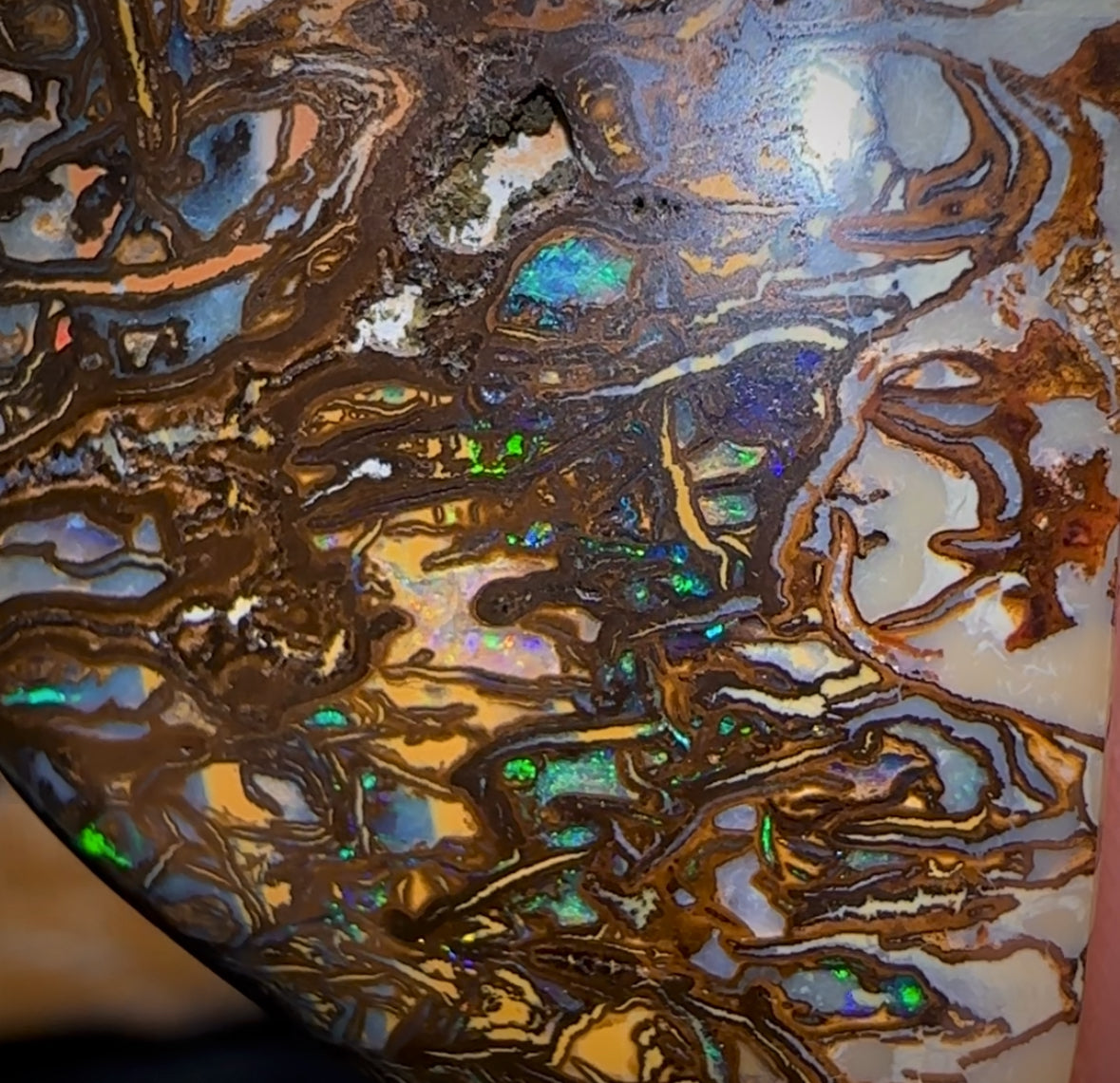 81.1cts - Tribal Australian Boulder Opal. Double Sided BARGAIN