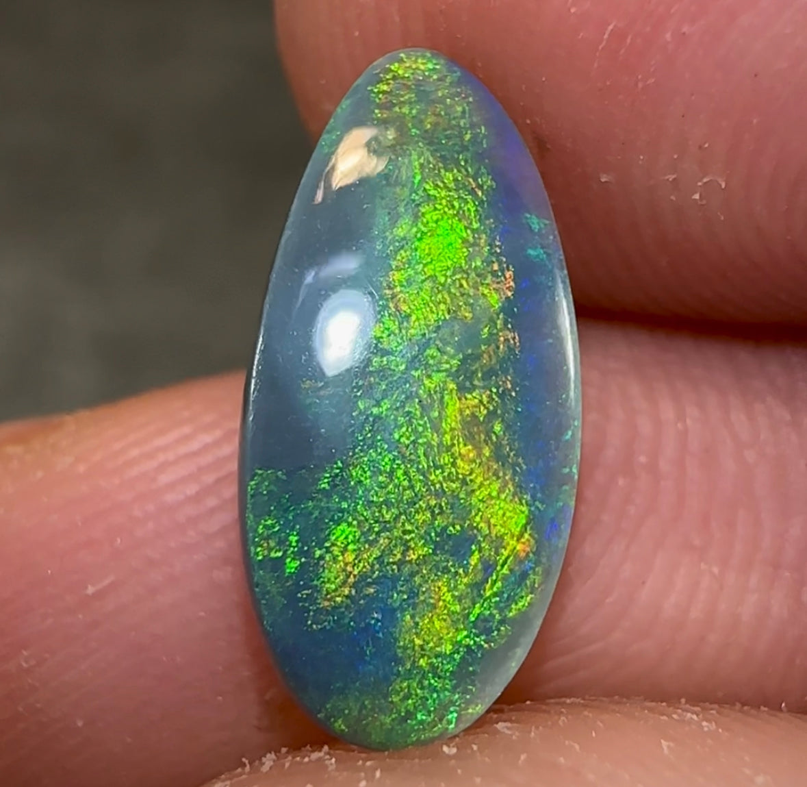 1.95cts - Bargain! Solid Lightning Ridge Black Opal - Opal Whisperers